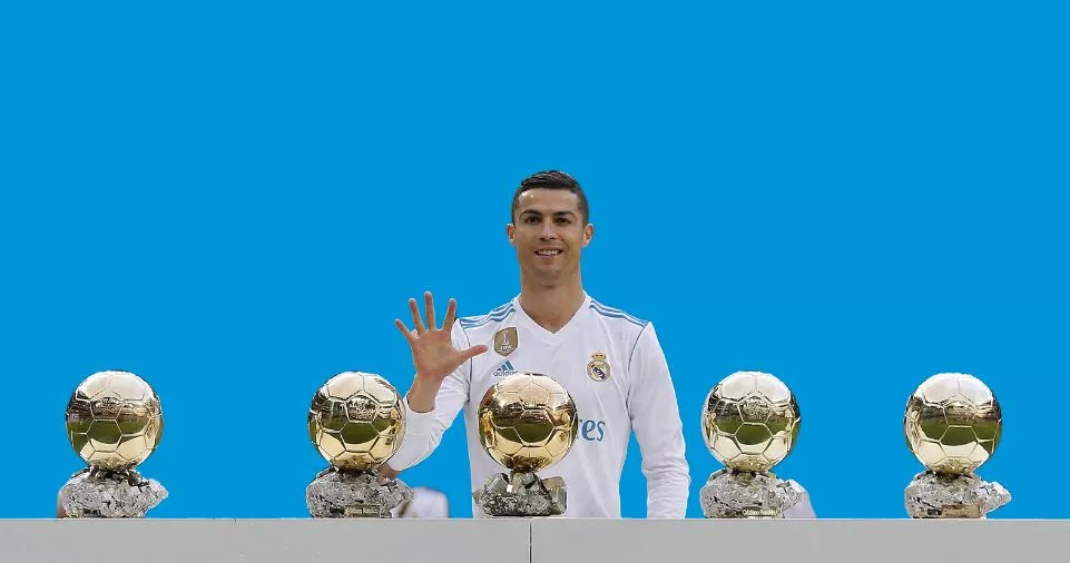 Cristiano Ronaldo Won Ballon D'Or Five Times