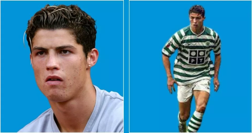 Cristiano Ronaldo at the age of 17